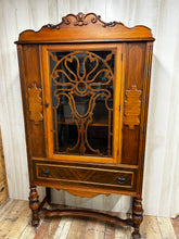 Load image into Gallery viewer, Antique china cabinet. 1920s
