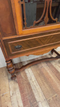 Load and play video in Gallery viewer, Antique china cabinet. 1920s
